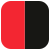 Flame Red+Black